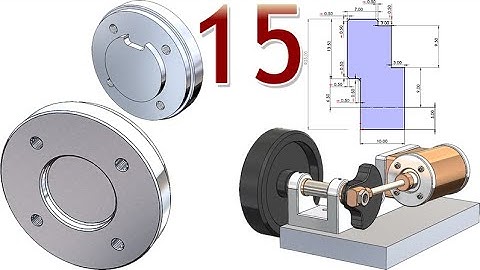 15-Project 42| Horizontal Wobbler Steam Kit | SolidWorks Tutorial : rear lock