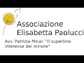 Avv. Patrizia Micai: Il superiore interesse del minore  - 14 maggio 2021