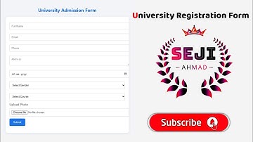 University Admission Form Web App using Google Apps Script | Full Tutorial 2025 | ऑनलाइन फॉर्म