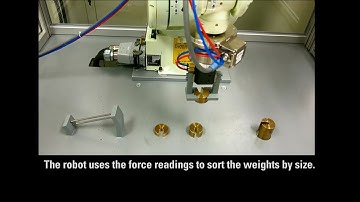 ATI Force/Torque Sensors enable robot to perform sorting and orientation operation