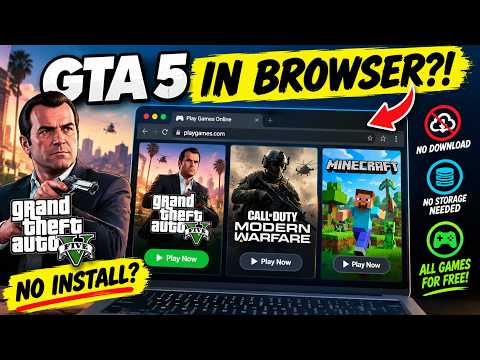 PLAY GTA 5, COD & MINECRAFT IN YOUR BROWSER?! 😱 No Installation!