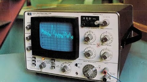 Анализатор спектра Hewlett Packard 3580A Spectrum Analyzer Specifications USA  Обзор работы.