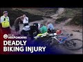 Police Copter Airlifts Biker In Critical Condition | Sky Cops (Helicopter Cops) | Real Responders