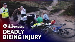 Injured Patient Is In Critical Condition After Biking Injury | Sky Cops | Real Responders