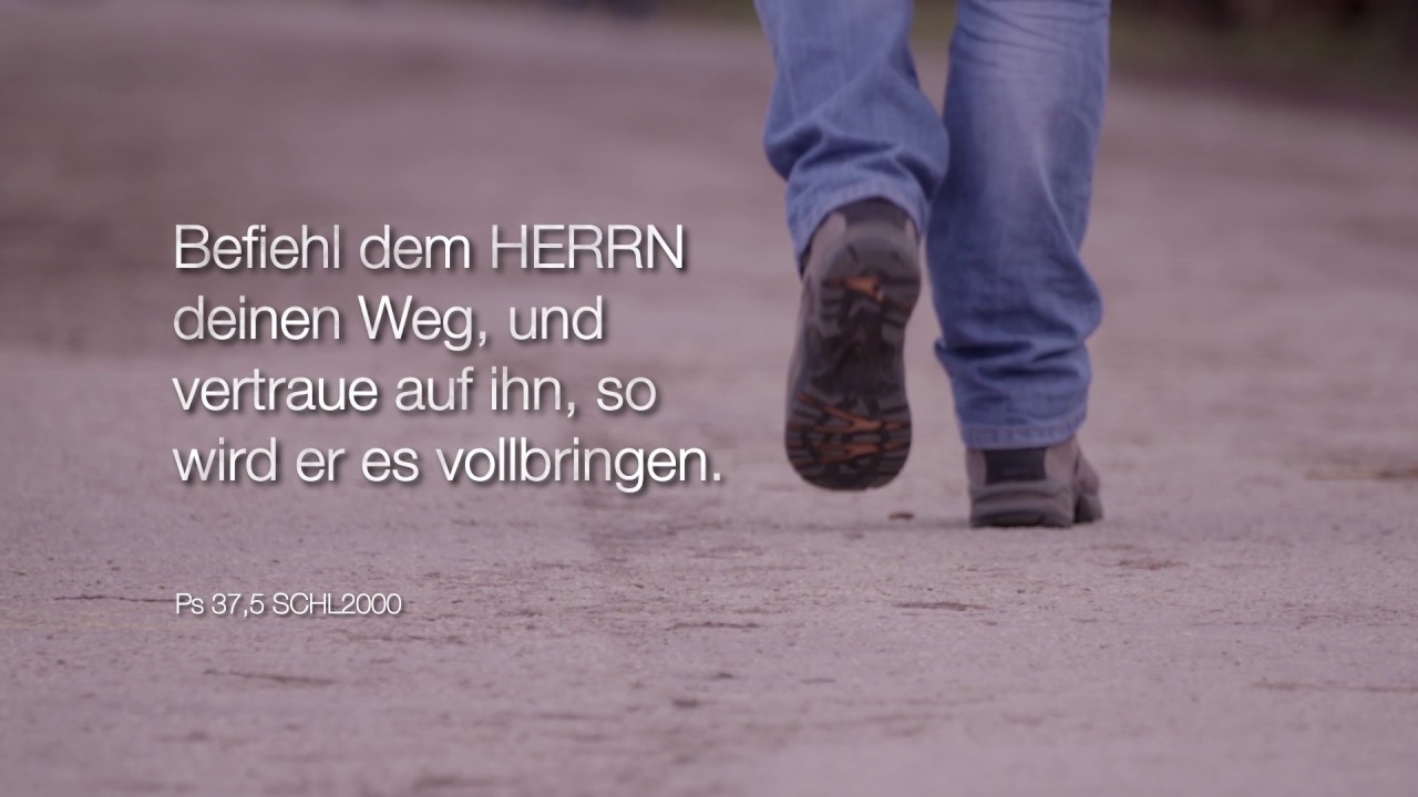 Bibelwort Psalm 37,5 - Vertrauen auf Gott