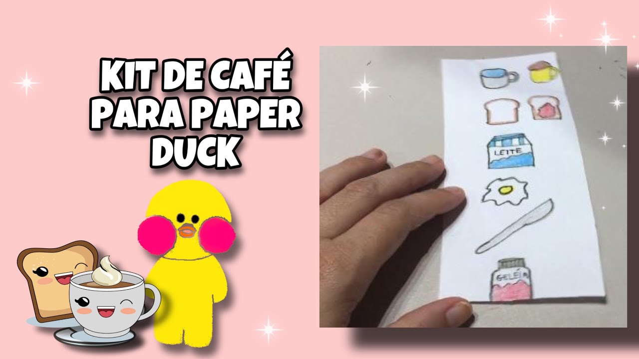 paper duck acessórios coloridos