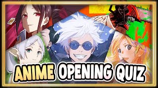 ANIME OPENING QUIZ 🎶 [Very Easy - Very Hard] 50 OPENINGS 🔊 screenshot 2