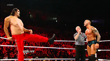 Raw: Randy Orton & The Great Khali vs. Wade Barrett & Cody