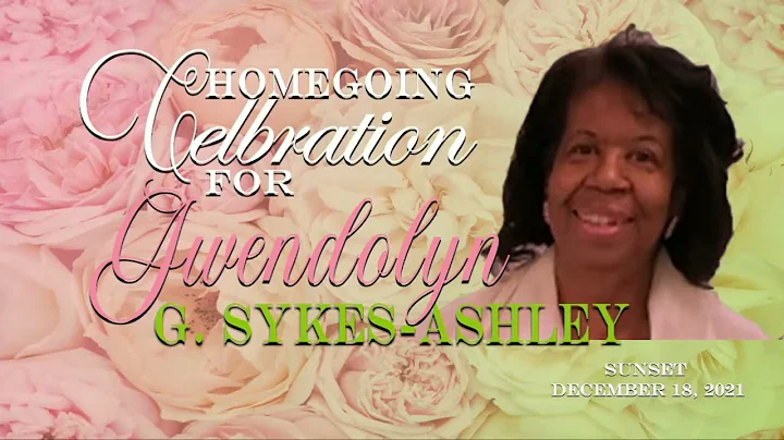 The Homegoing Celebration for First Lady Gwendolyn...