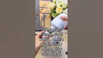 Chuôi Đèn Đui Đèn E27 Thân Uốn Dẻo Lò Xo Có Công Tắc Điều Chỉnh 360 20cm 25cm-2.mp4