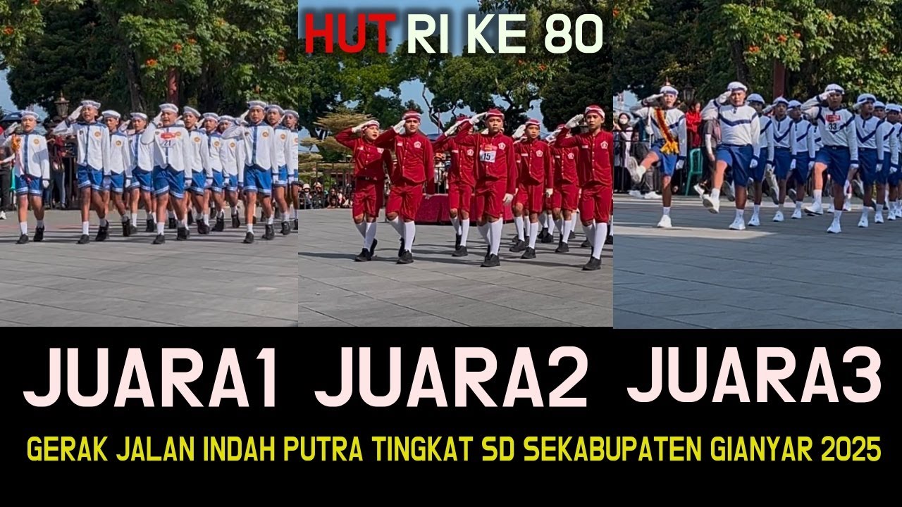 Keren! JUARA 123 GERAK JALAN INDAH SD PUTRA AGUSTUS 2025