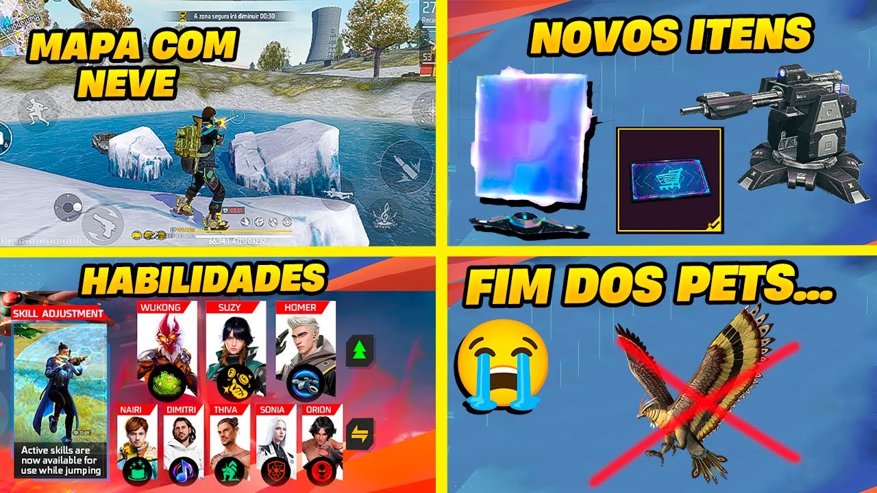 Free Fire: como funciona, personagens, mapas, armas e mais