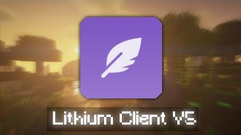🔥 Lithium Client V5 For MCPE 1.21+ | Ultimate FPS Boost ⚡ No Lag Client | Best PvP Client MCPE
