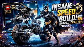 LEGO Batman Construction Figure & Bat-Pod Bike (76273) - Speed Build