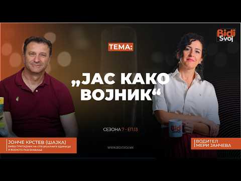 Поткаст со Јонче Крстев (Шајка), поранешен припадник на специјалните единици и военото разузнавање