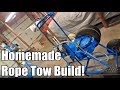 Building A Backyard Rope Tow - Ski Lift AND IT WORKS PERFECTLY!