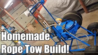 Building A Backyard Rope Tow - Ski Lift AND IT WORKS PERFECTLY!