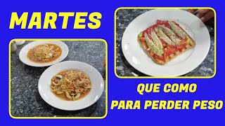 Que Como Para Perder Peso Con Recetas Martes