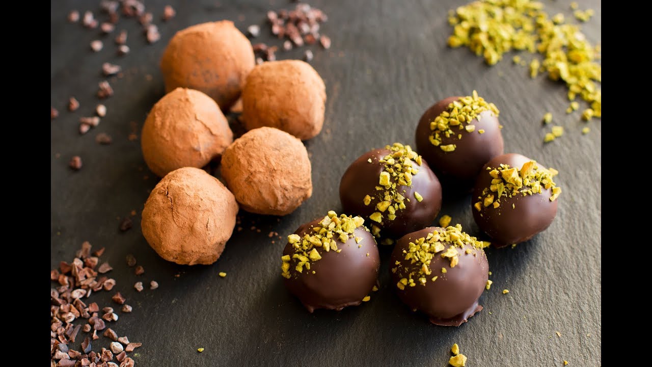 巧克力松露-原味+抹茶开心果  Chocolate truffle