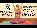 Gentle yoga for belly fat digestion  detox core strength 20 minute flow for beginners at home