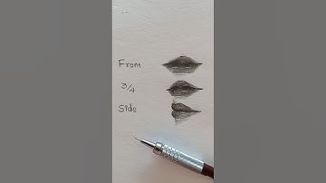 lips drawing #art #shorts #drawingtutorial #lips #sketch