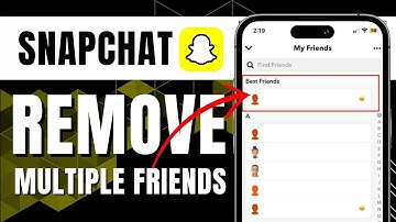 How to Remove Multiple Friends on Snapchat (2024)