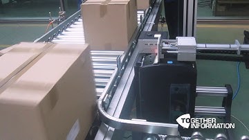 Toshiba APLEX4 air blow label applicator