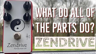 What do all the parts do on a guitar pedal? Zendrive circuit experiment