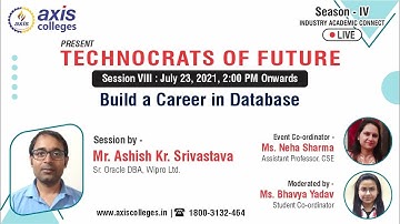 Technocrats of Future || Build a Career in Database || Axis College