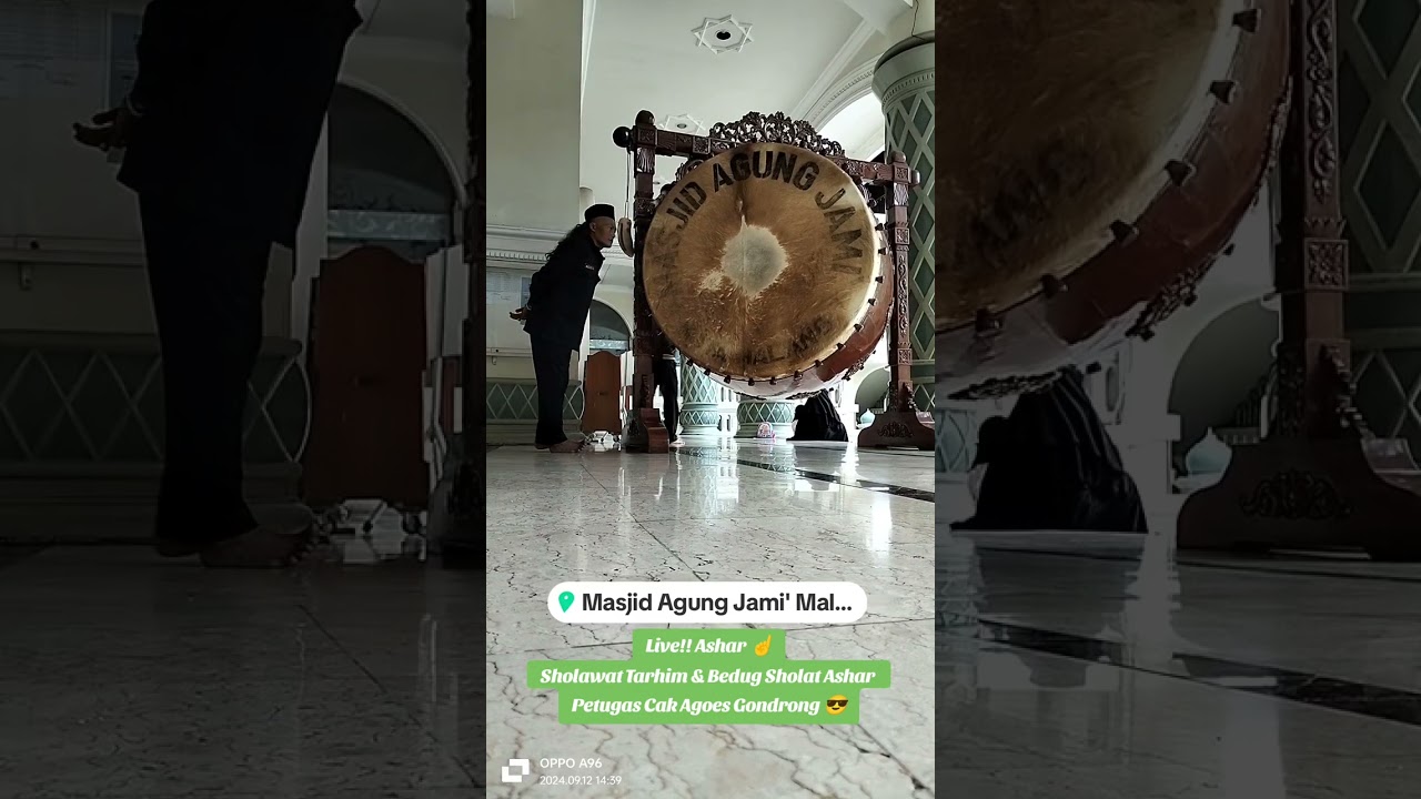 Pak Gondrong Pukul Bedug Ashar!!!