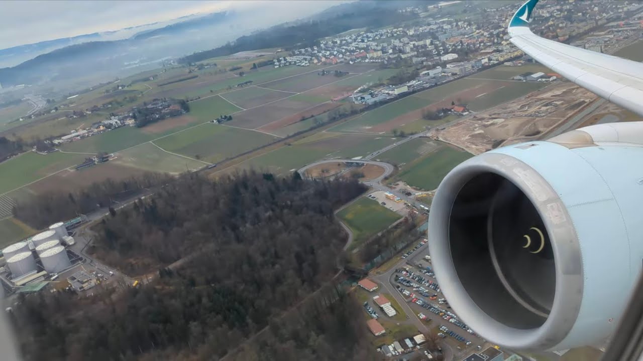 Cathay Pacific CX382 ZRH-HKG Takeoff