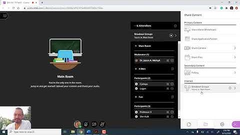 Breakout Groups CCSU - Blackboard Collaborate