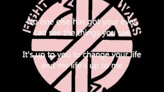 Crass -- Big A, Little A -- Lyrics Vid chords