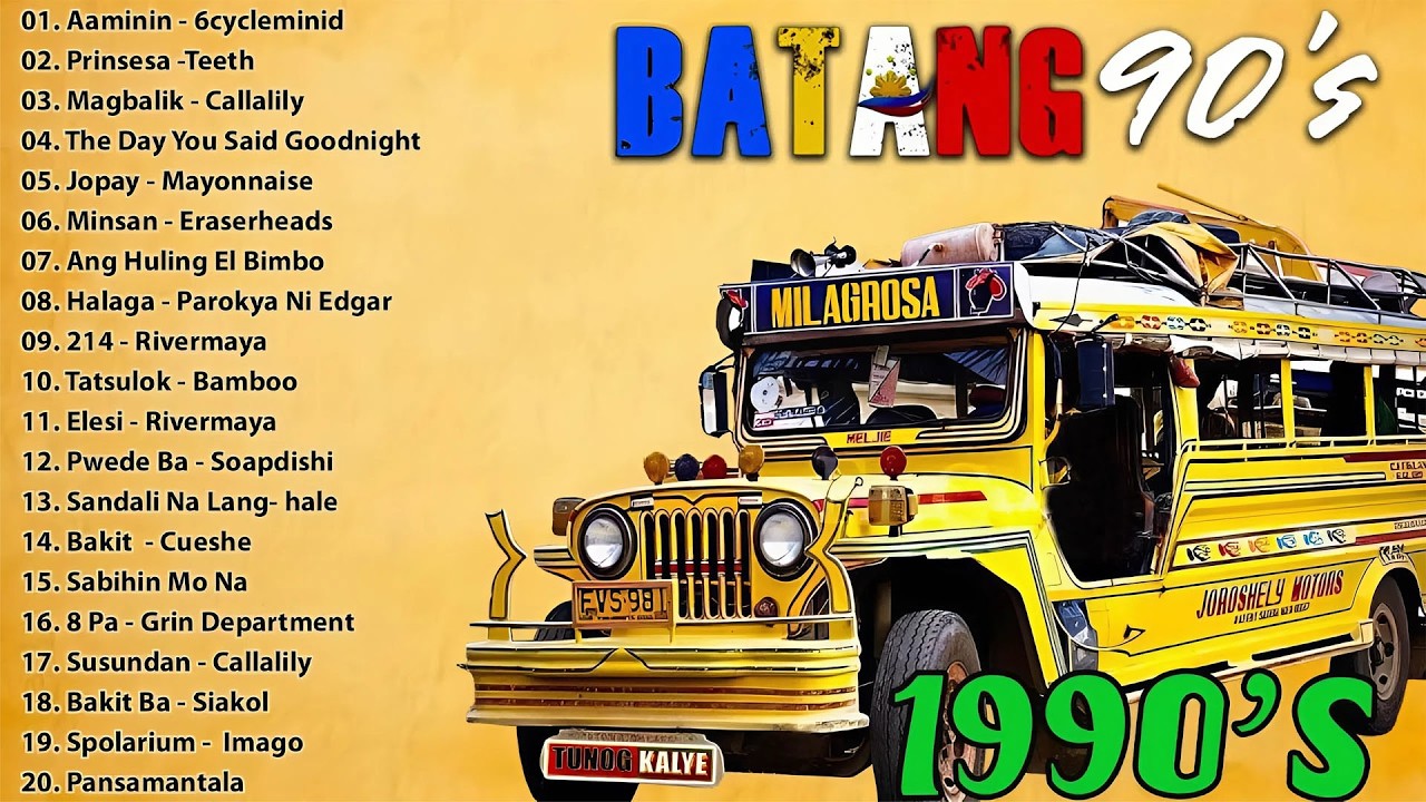 Tunog Kalye 90s - Parokya ni Edgar, Callalily, Mayonnaise, Eraserheads | Tunog Kalye Songs 90s#90s