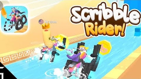 Scribble rider game, noob vs pro