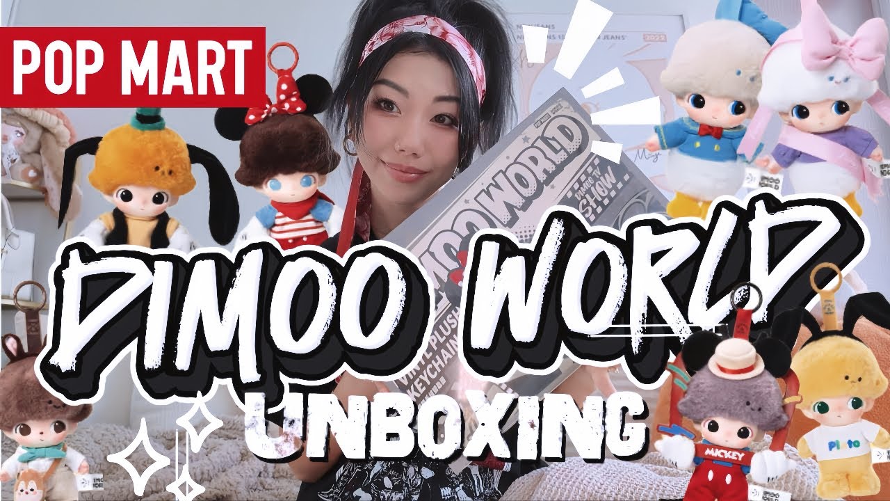 Popmart Dimoo × Disney Blind Boxes 🎁 | Hunting the Secret “Mickey TV Show”