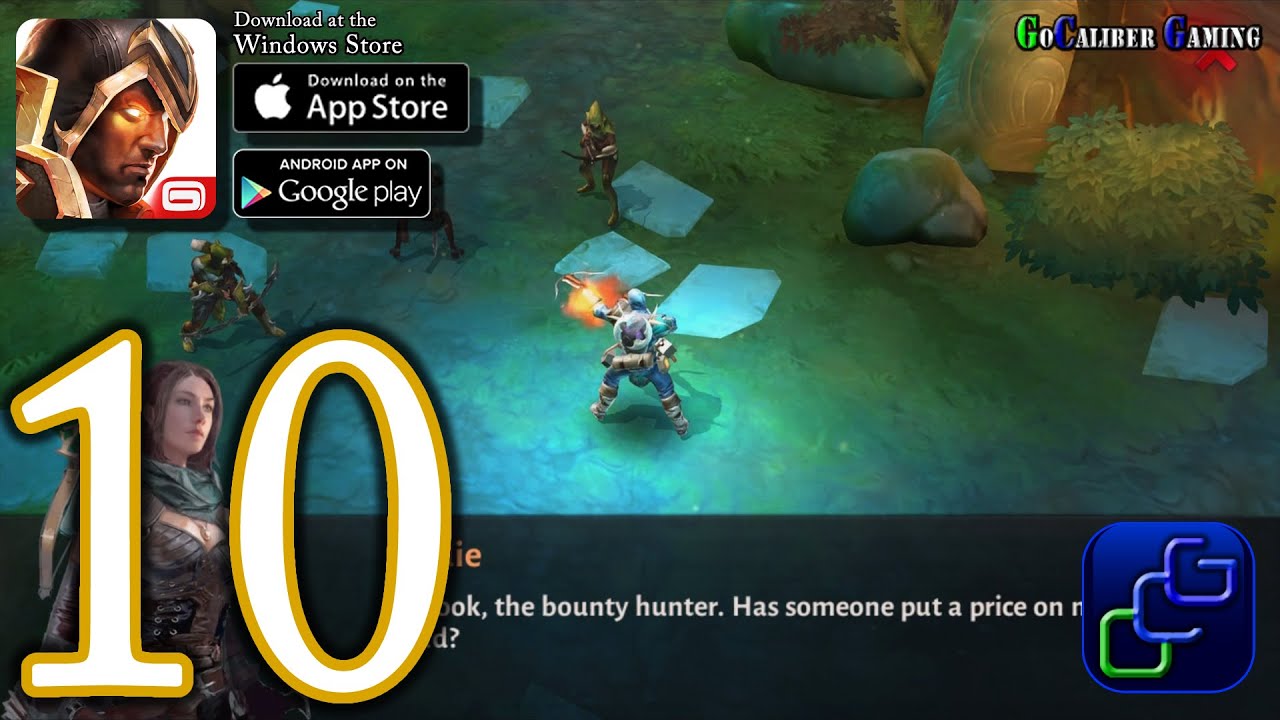 Dungeon Hunter 5 Android iOS Walkthrough - Part 10 - Solo Bounty 7-9 (HARD)
