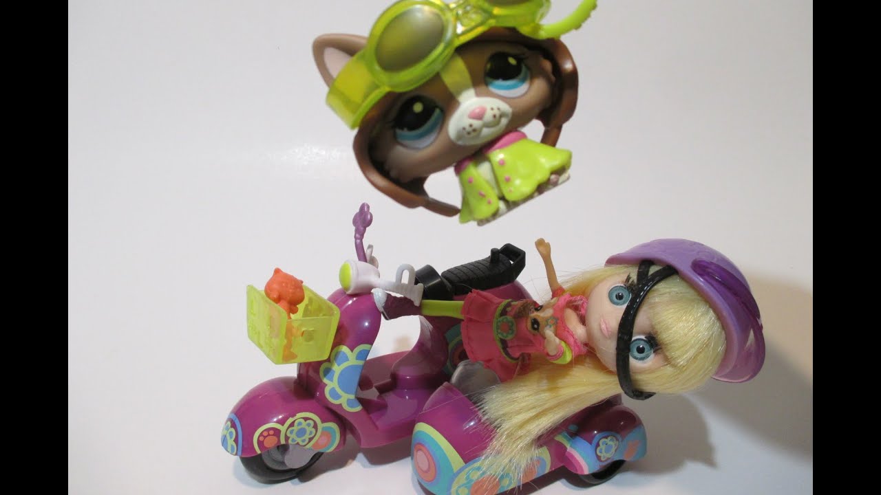 Lot Blythe B15 + Petshop Corgi Avec Scooter – Figurines Littlest Pet Shop