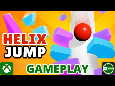 Helix Jump - Gameplay on Xbox - YouTube