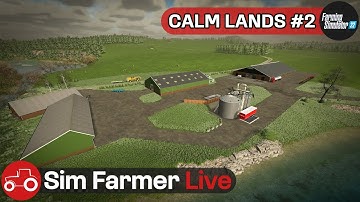 Creating Our First Fields, Taking Soil Samples & Spreading Lime - Calm Lands #2 FS22 LIVE Stream!!