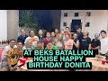 AT BEKS BATALLION HOUSE HAPPY BIRTHDAY ANTIII DONITA