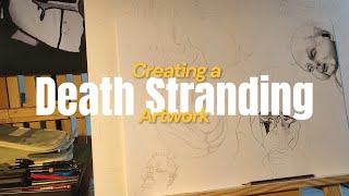 Death Stranding A3 Artwork process