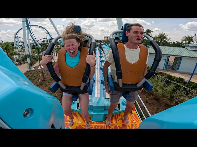 New surf coaster #seaworld #seaworldorlando #rides @SeaWorld Orlando #, roller  coaster