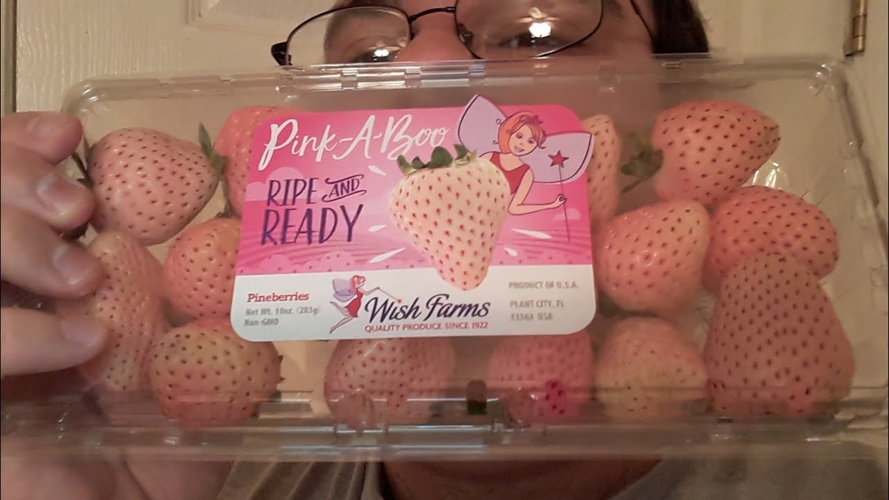 Pineberries Food Review Taste Test YouTube
