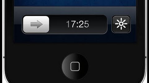 "SlideTime" Change Slider Text to Time on iPhone, iPod Touch & iPad