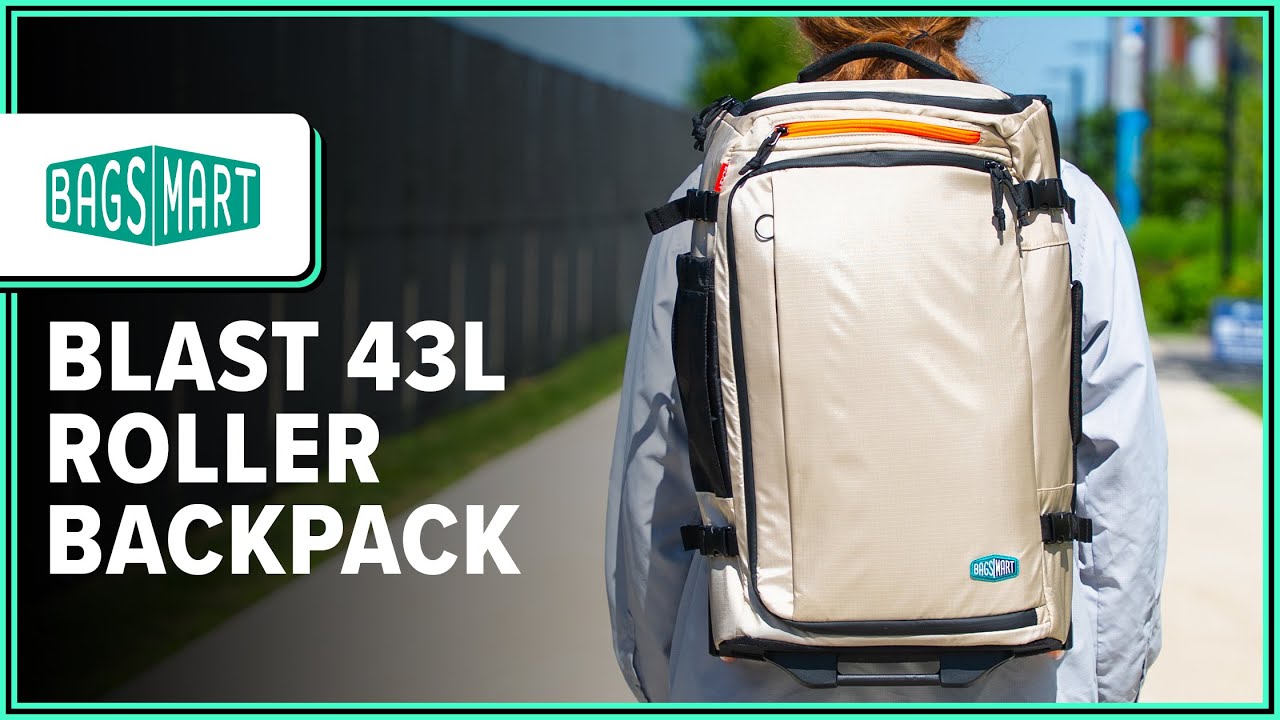 BAGSMART Blast 43L Roller Backpack Review (2 Weeks of Use)