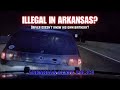 Toyota Sienna w/ drunk (Illegal?) driver gets the Arkansas State Police PIT MANEUVER #pursuit #ice