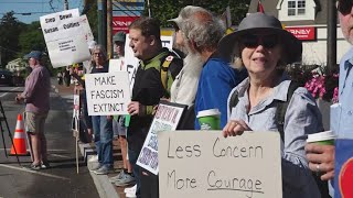 Protesters Rally At Searsport Event Sen. Collins Planned To Attend