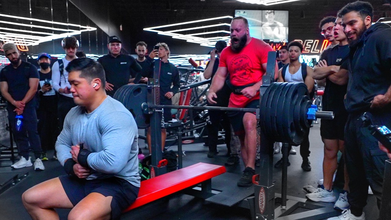 Элитный лифтер против сильнейшего в спортзале 👀
