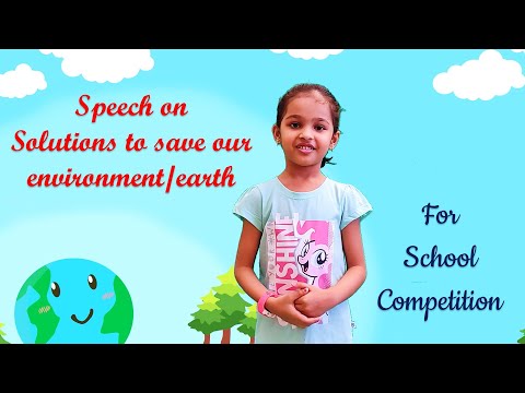 Solutions to save our earth | How to save our planet | world earth day speech